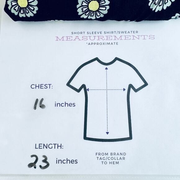 ModCloth Womens Short Sleeve Top Blouse Size XS Linen Blend Floral Black - Picture 5 of 5